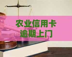 农业信用卡逾期上门