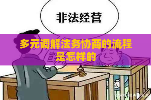 多元调解法务协商的流程是怎样的