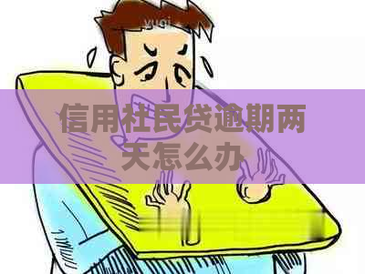 信用社民贷逾期两天怎么办