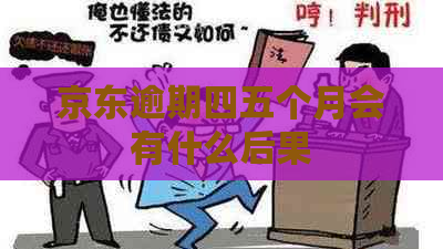 京东逾期四五个月会有什么后果