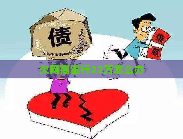 欠网商银行22万怎么办