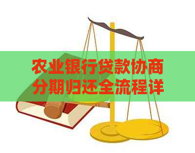 农业银行贷款协商分期归还全流程详解：如何申请与逾期处理