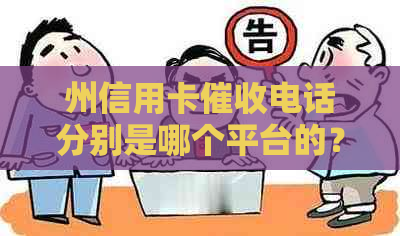 州信用卡电话分别是哪个平台的？