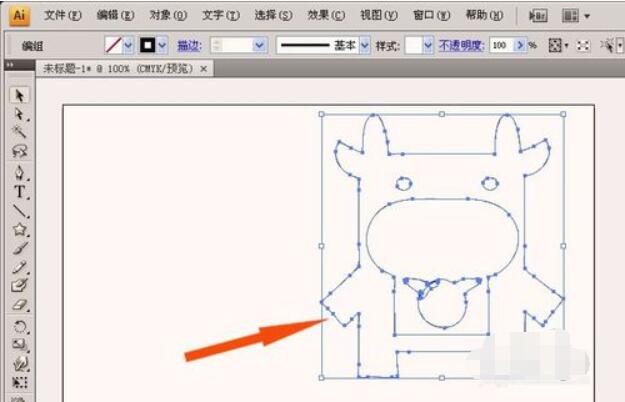 ps线稿ai生成：如何将PS线稿转换为路径并在AI中展示