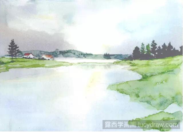 新手指南：水彩风景画绘制技巧与步骤详解