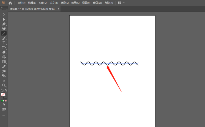 AI怎么制作波浪线：绘制波浪线条、波浪线条字及波浪形状教程
