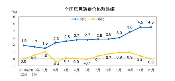 2019年度全国居民消费价格指数（CPI）年度报告及趋势分析