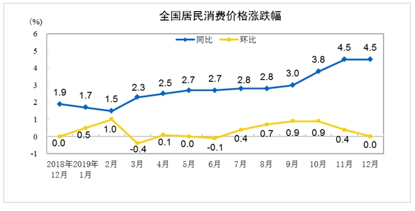 2019年度全国居民消费价格指数（CPI）年度报告及趋势分析