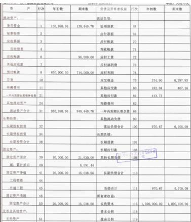 ai生成表格类的财务报告