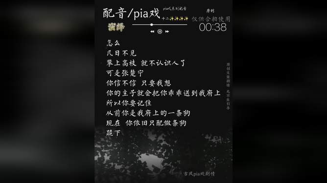 ai语录配音文案杂糅