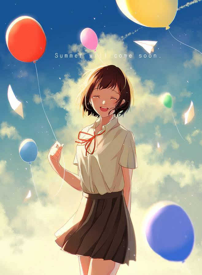 治愈系原创二次元绘画文案，馨来袭