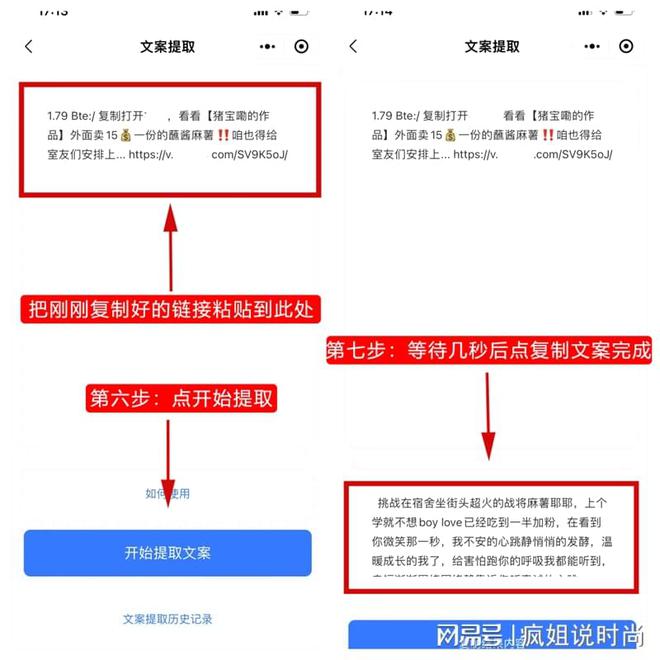 '智能文案提取助手：一键导入，高效提取文本的'