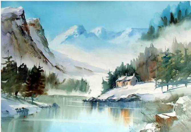 创意水彩风景：绘制独特风景画作品