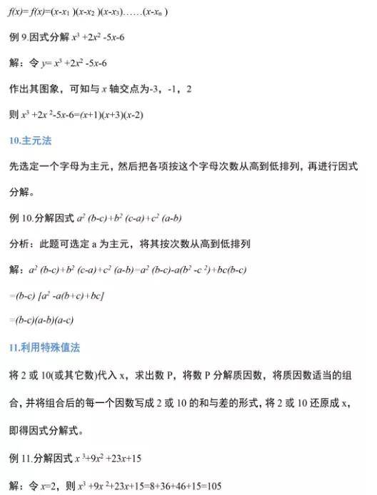 全面掌握因式分解技巧：从基础入门到高级应用教程