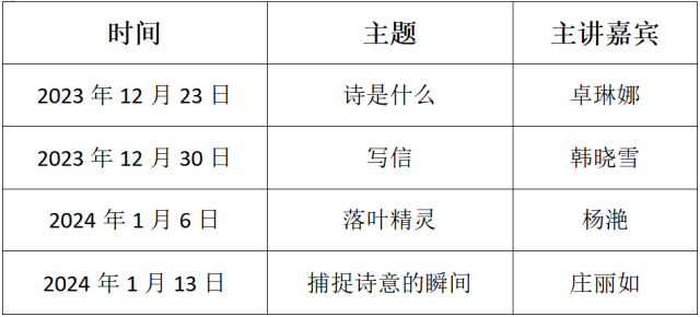 慈欣写诗程序：名称、及诗作一览