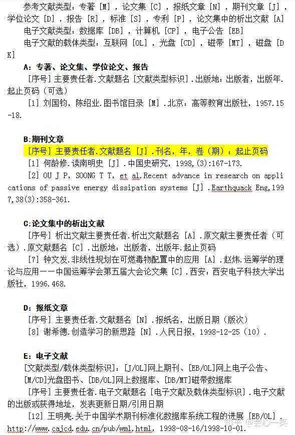 科技论文参考文献引用规范化指南：标准格式与关键要素详解