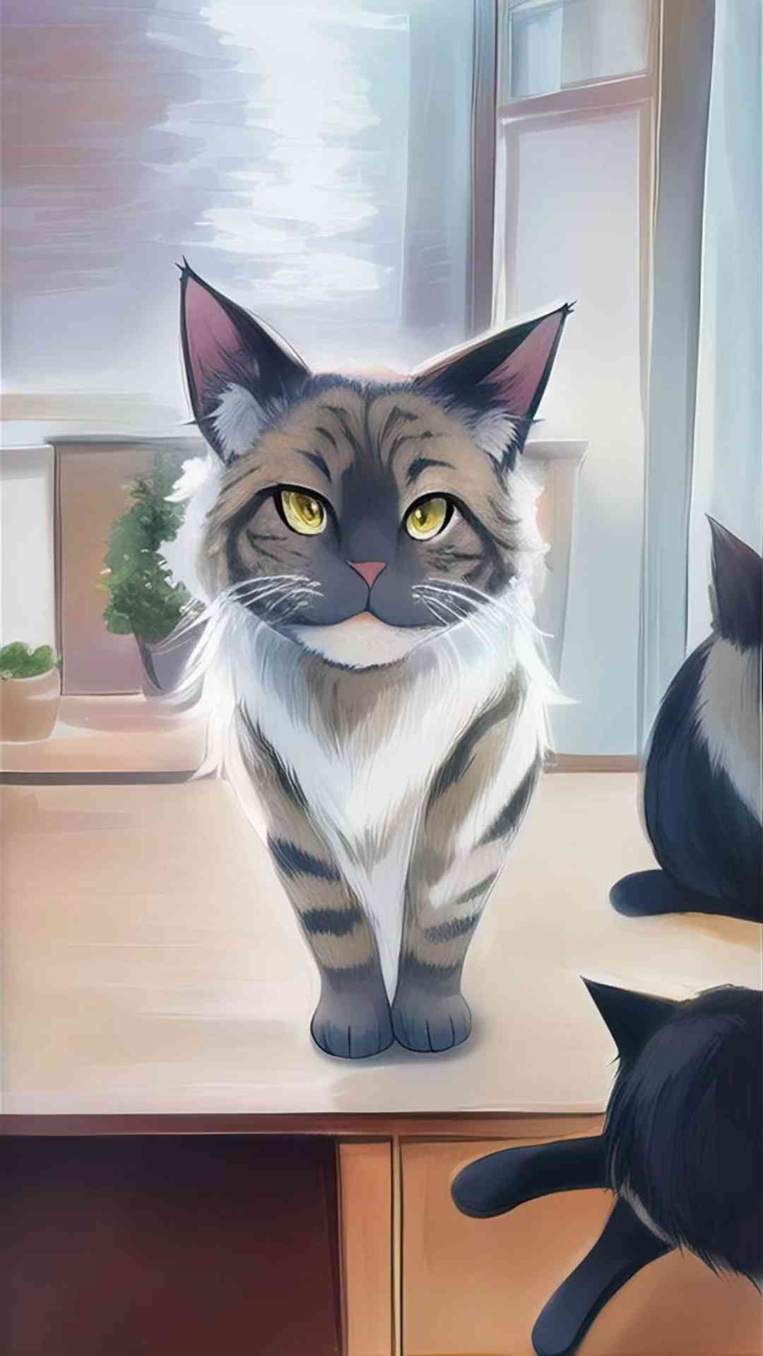 猫咪二次元ai绘画文案-猫咪二次元ai绘画文案大全